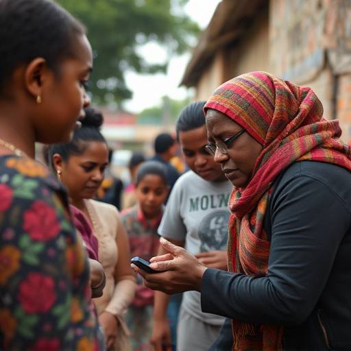 Immagine di un documentario sociale che ritrae un progetto di inclusione comunitaria.